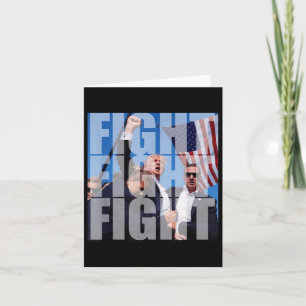 Carte Combattre Le Combat Pour Donald Trump 2024 Usa Ell