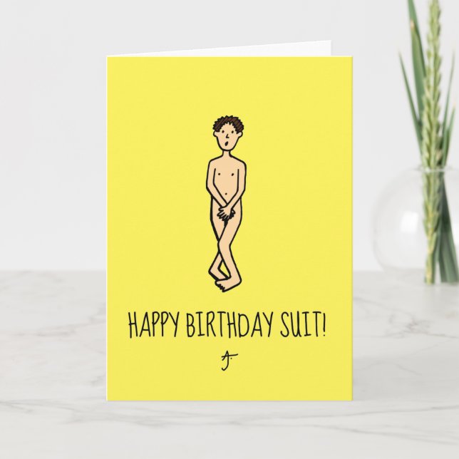 Carte Combinaison de Joyeux Anniversaire (Devant)
