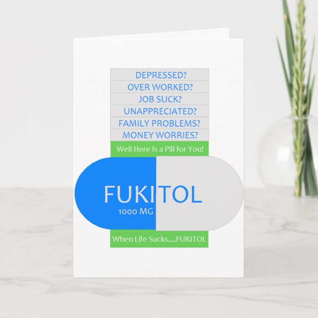 Carte Comedic Get Well Bientôt (Devant)