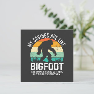 Carte Comme Bigfoot, jamais vu !