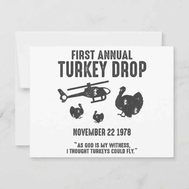 Carte Comme Dieu Est Mon Témoin, J'Ai Pensé Que Les Dind (Devant)