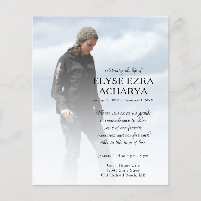 carte commémorative de la photo du côté gauche (Devant)