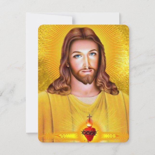 Carte commémorative de l'enterrement catholique de (Devant)