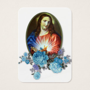 Carte commémorative de prière funéraire catholique
