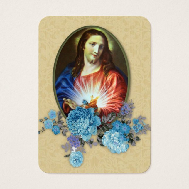 Carte commémorative de prière funéraire catholique (Devant)