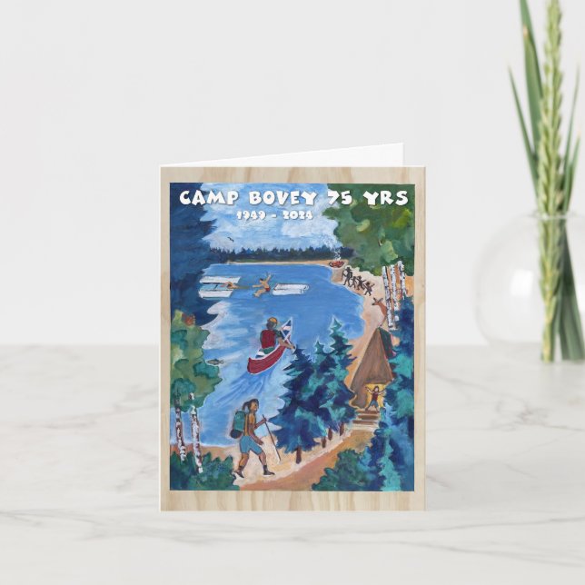 Carte commémorative du 75e anniversaire (Devant)