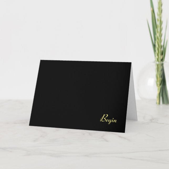 Carte Commencer (Devant)
