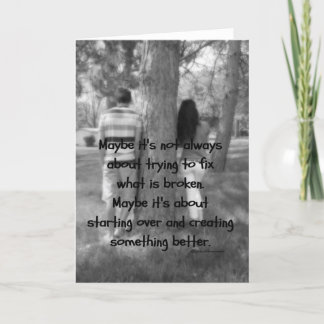 Carte Commencer et pardonner le passé