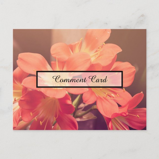 carte commentaire belles fleurs (Devant)