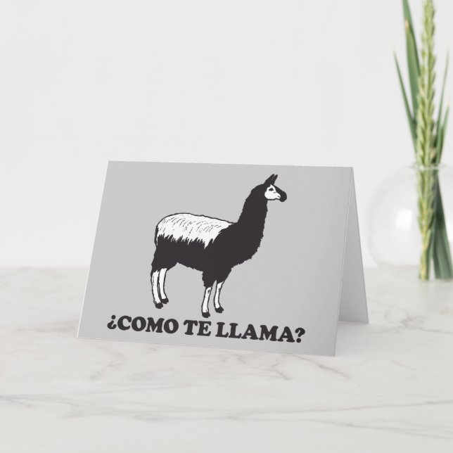 Carte Como Te Llama (Devant)