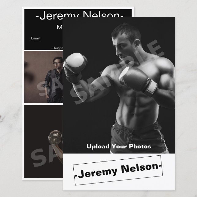 Carte Comp Acteur Homme Capture (Devant / Derrière)