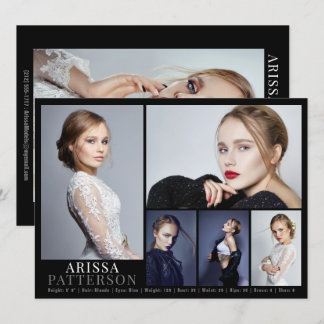 Carte Comp Acteur Modèle 6 Photo 5.5x7.5