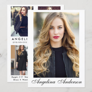 Carte Comp Acteur Modèle Wht - 4 Photo Retour - Sc