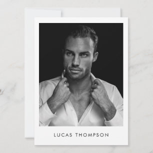 Carte Comp de l'acteur de modélisation masculine 5