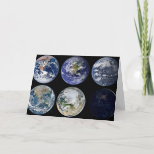 Carte Comparaison D'Image De Vues Iconiques De La Planèt