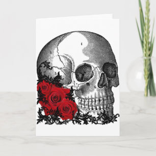 CARTE COMPLEXE AVEC IMPRESSION VINTAGE ROSE