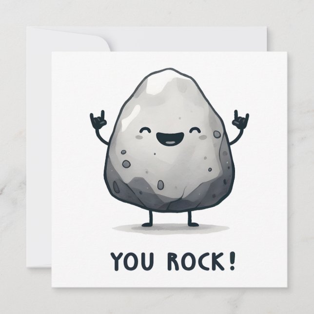 Carte Compliment Rock (Devant)