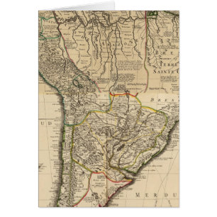 Carte composite de l'Amérique du Sud