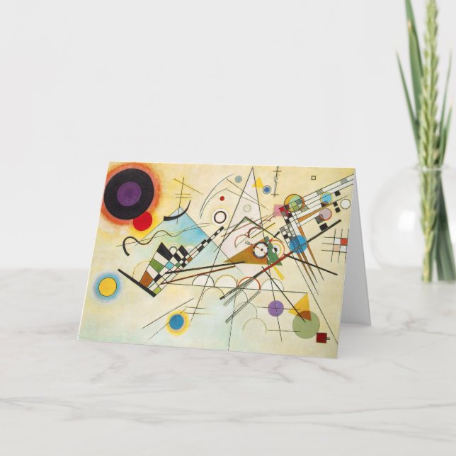 Carte Composition VIII en Kandinsky (Devant)
