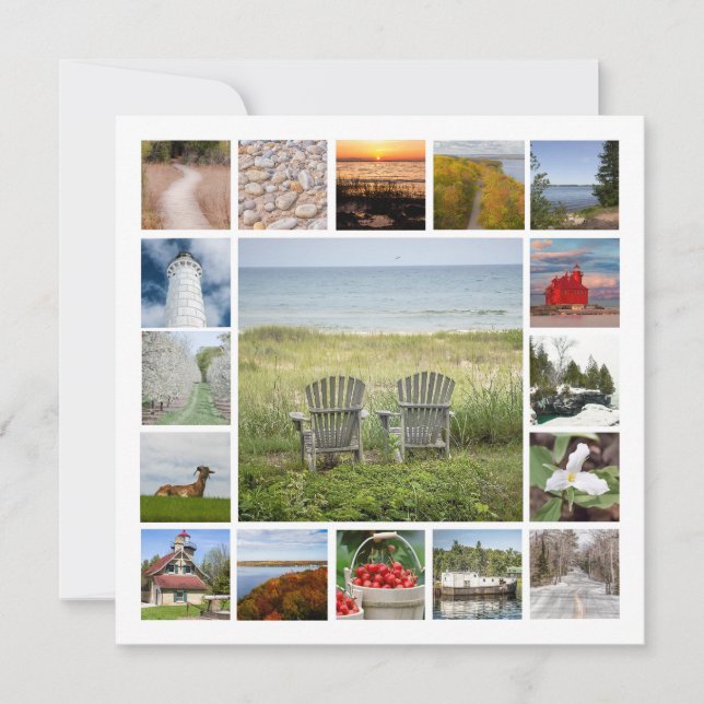 Carte Comté de Door Wisconsin (Devant)