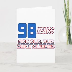 CARTE CONCEPTION ANNIVERSAIRE DE 98 ANS