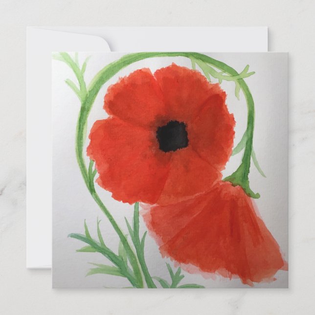 Carte Conception aquarelle "Hugs for You" (Devant)