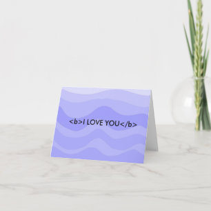 Carte Conception d'amour Html