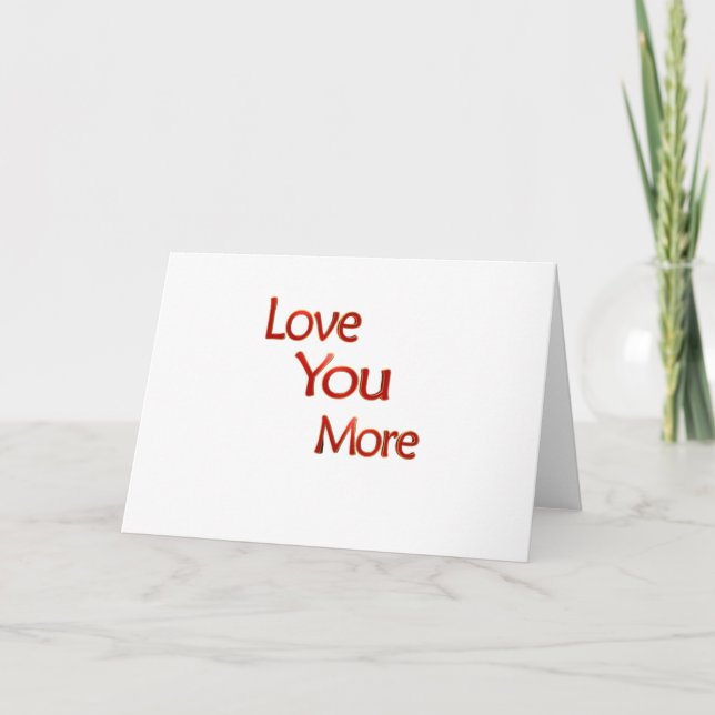 Carte Conception d'amour plus élégante  (Devant)