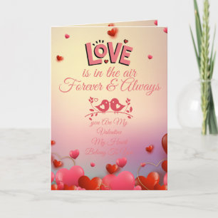 Carte Conception de citation d'amour romantique   Amour 