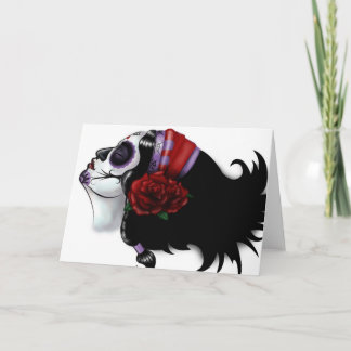 Carte Conception de crâne de sucre