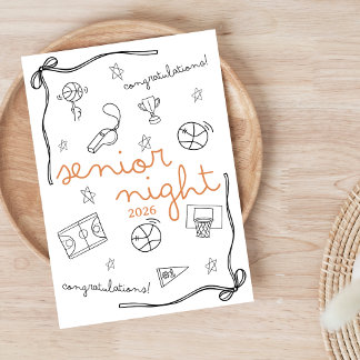 Carte Conception de doodle personnalisée pour l'année de