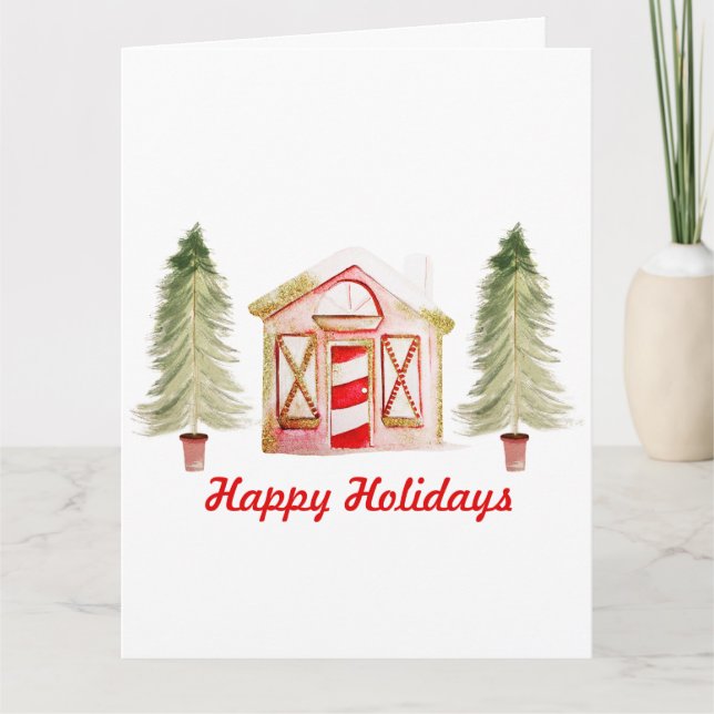 Carte Conception de gnome de Noël 4  (Devant)