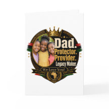 Conception de l'héritage du père noir (personnalis