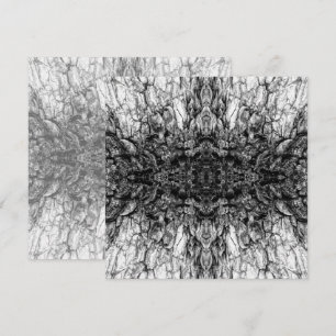 Carte Conception de motif de photo en noir et blanc d'éc