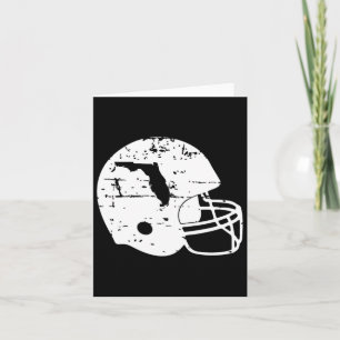 Carte Conception de sports athlétiques vintage Football 