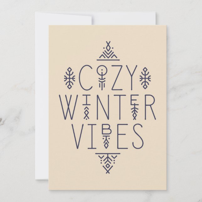 Carte Conception de vidéos d'hiver (Devant)