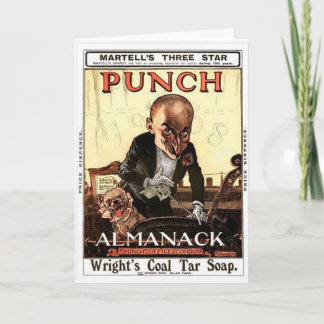 CARTE CONCEPTION D'IMPRESSION DE M. PUNCH VINTAGE