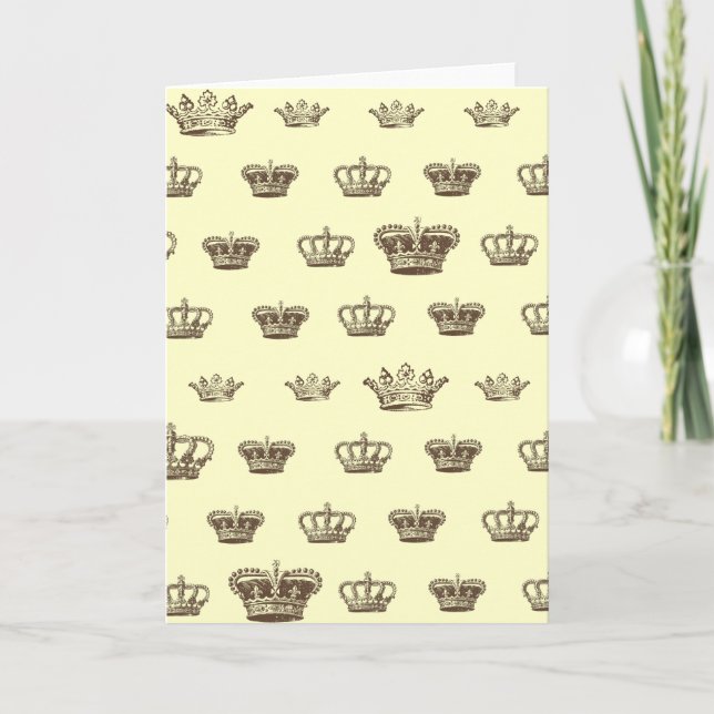 Carte Conception multi de couronne - choisissez la (Devant)