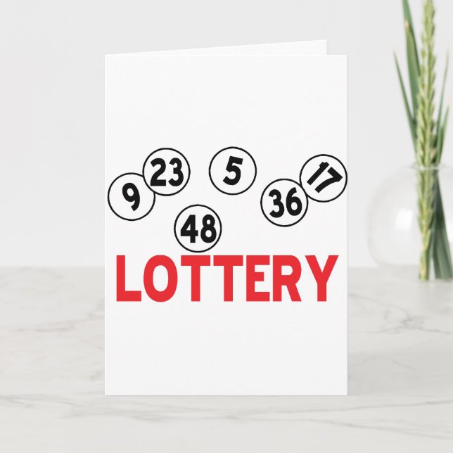 Carte conceptions de loterie (Devant)