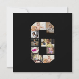 Carte Concevez votre propre lettre G photo Collage