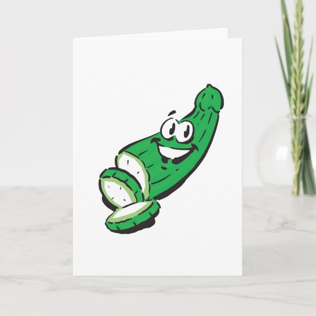 Carte concombre ridicule (Devant)