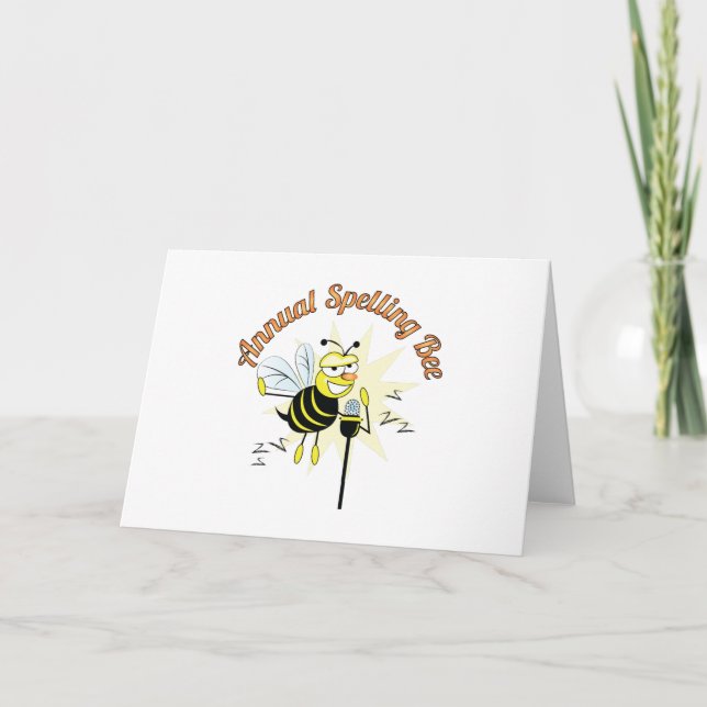 Carte Concours d'orthographe annuel (Devant)