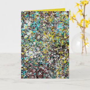 Carte Conçu pour les amateurs de design d'art abstrait