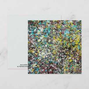 Carte Conçu pour les amateurs de design d'art abstrait