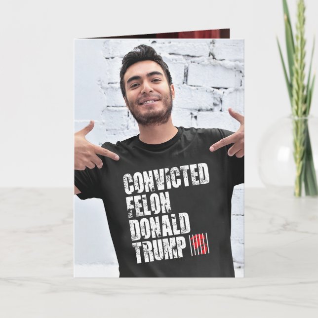 Carte Condamné Felon Trump (Devant)