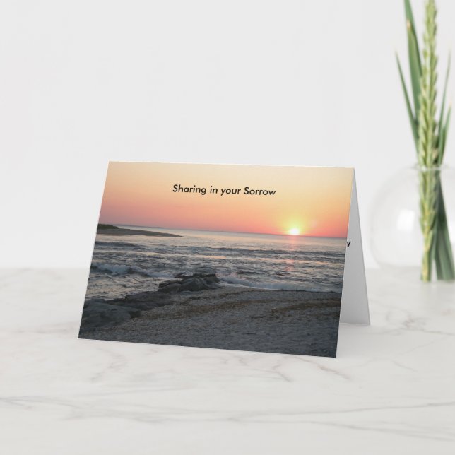 Carte Condoléances (Devant)