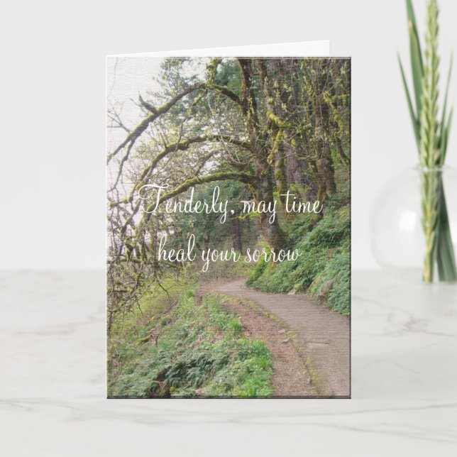 Carte Condoléances (Devant)