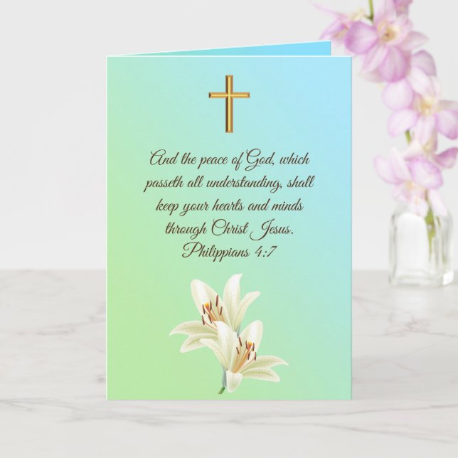 Carte Condoléances (Orchidée)