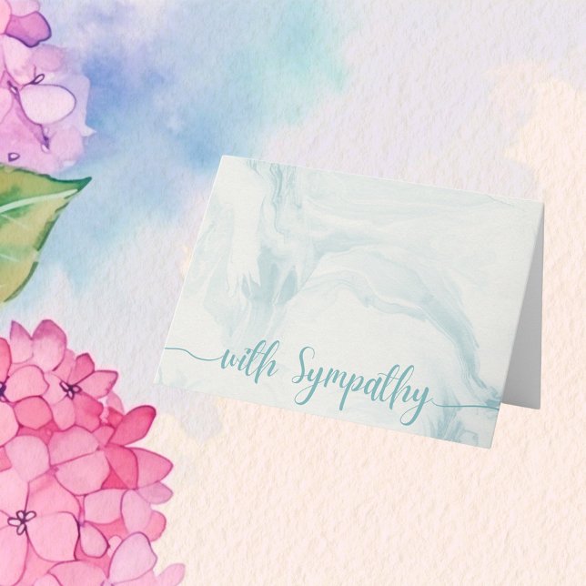 Carte Condolence simple et élégante (Créateur téléchargé)
