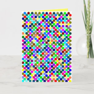 Carte confettis